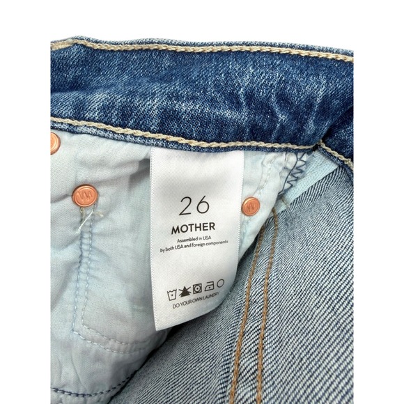 NWT MOTHER Bookie Sneak High-Rise Bootleg Jeans Anthropologie $258 - Size 26 - Picture 15 of 15